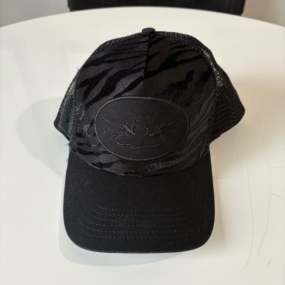 Boys Lie Black Flames Trucker Hat